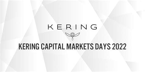 kering capital markets day